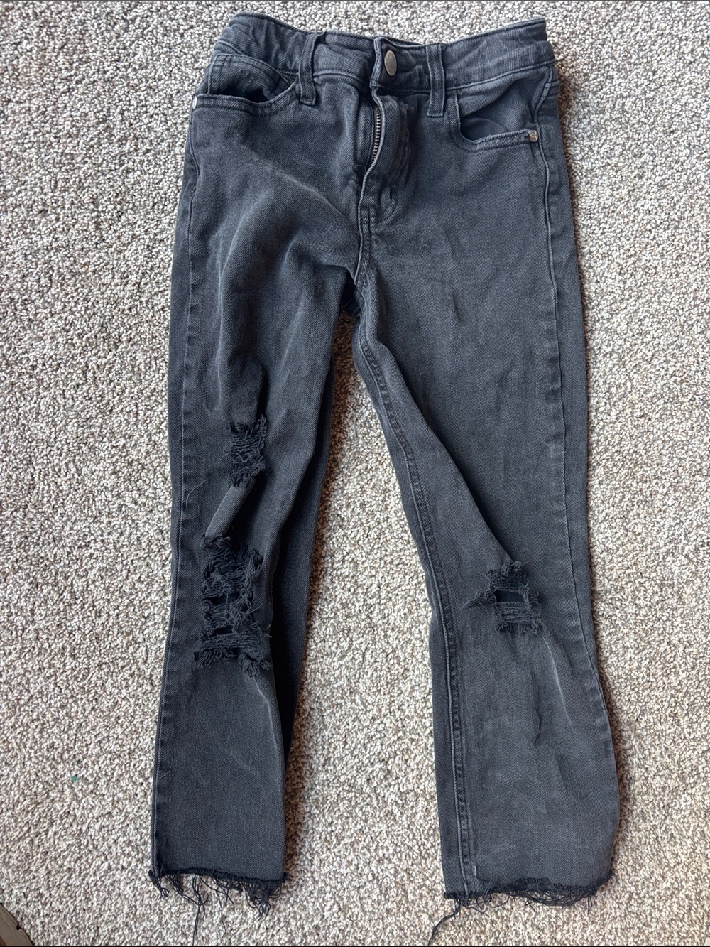 art class Black Ripped Kid's Jeans
